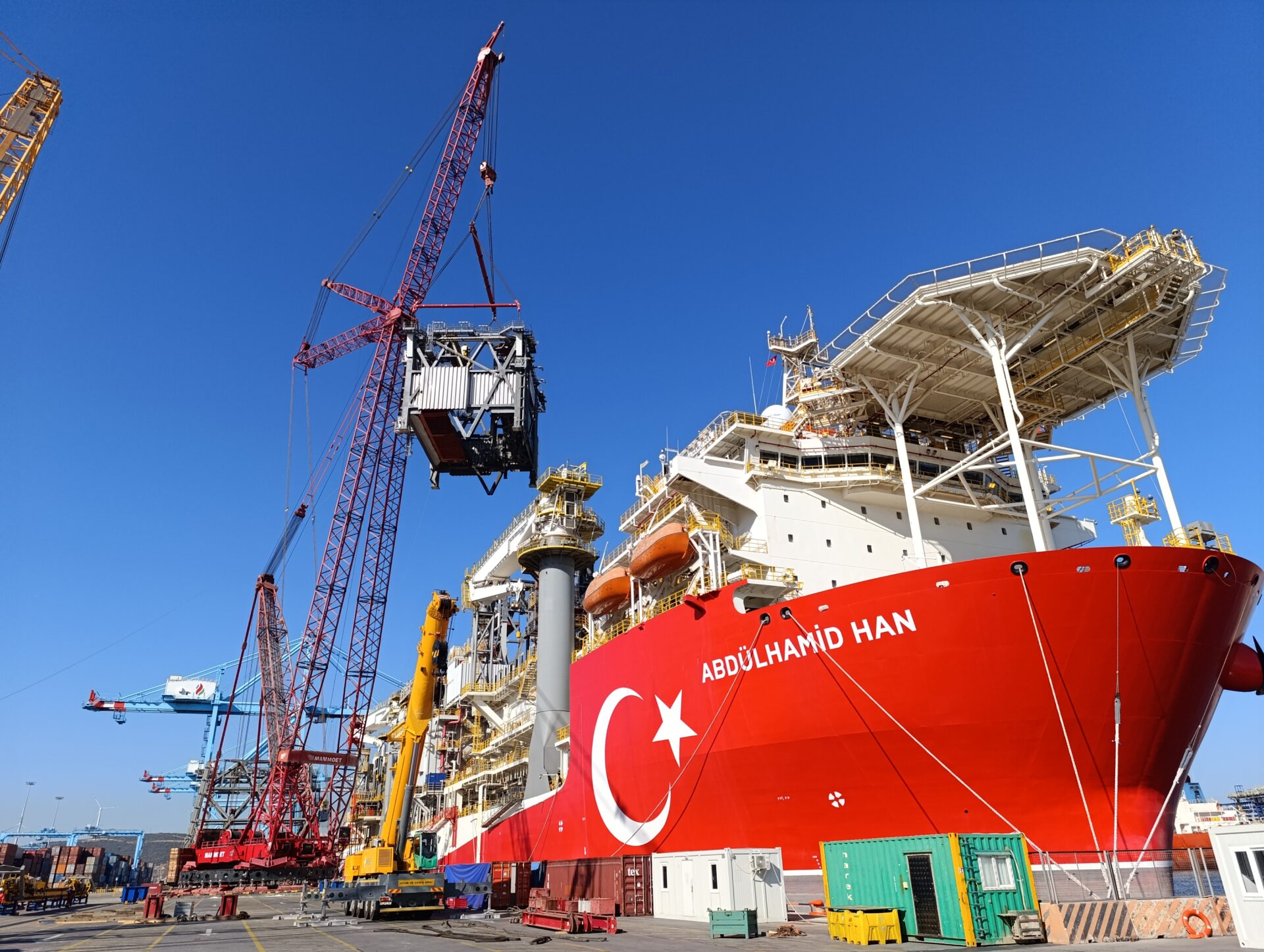 DS Abdülhamid Han Prepared for Black Sea Operations